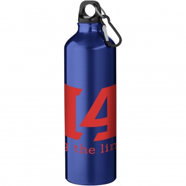 Logo trade promotional product photo of: Oregon 770 ml aluminium water bottle with carabiner