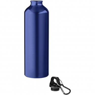 Logotrade corporate gift picture of: Oregon 770 ml aluminium water bottle with carabiner