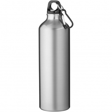 Logo trade promotional gift photo of: Oregon 770 ml aluminium water bottle with carabiner