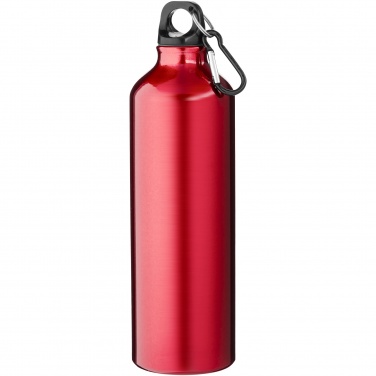 Logo trade advertising products image of: Oregon 770 ml aluminium water bottle with carabiner