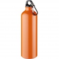 Oregon 770 ml aluminium water bottle with carabiner, Orange