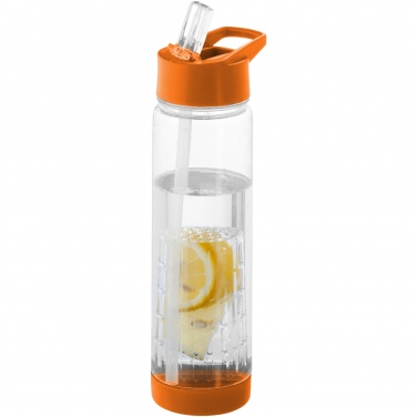 Logo trade corporate gift photo of: Tutti-frutti 740 ml Tritan™ infuser sport bottle