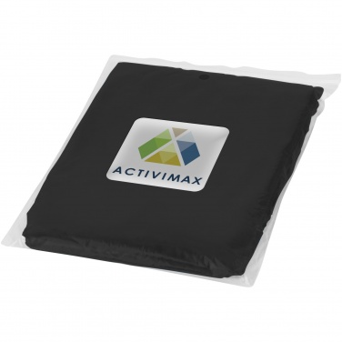 Logo trade business gift photo of: Ziva disposable rain poncho with storage pouch