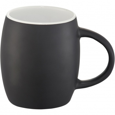 Logotrade advertising products photo of: Hearth 400 ml ceramic mug with wooden coaster