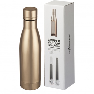 Logo trade promotional items image of: Vasa 500 ml copper vacuum insulated bottle