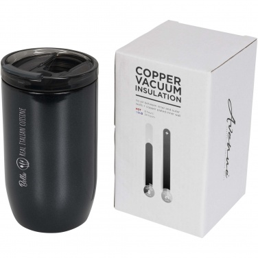 Logo trade corporate gift photo of: Copper vacuum insulated tumbler Lagom 380 ml