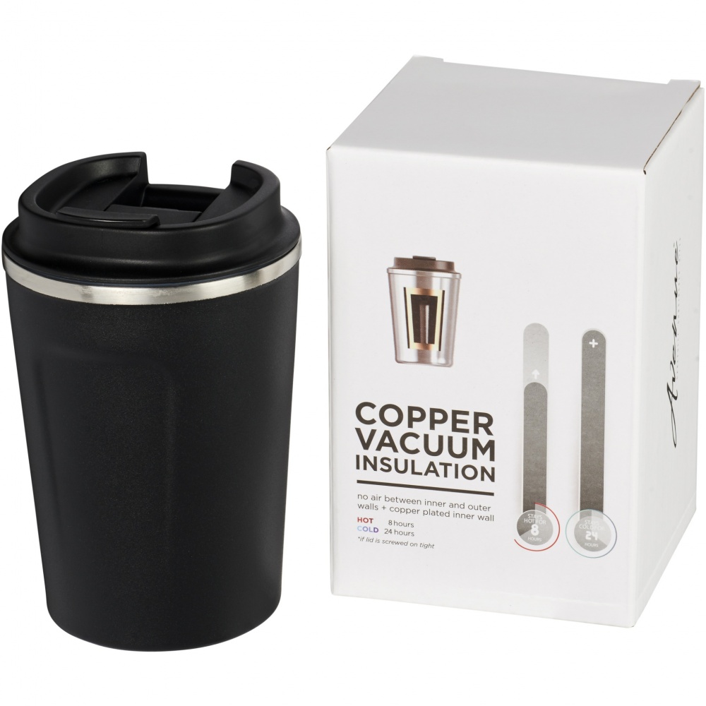 Logo trade promotional merchandise picture of: Leak-proof copper vacuum insulated tumbler Thor, 360 ml