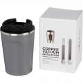 Leak-proof copper vacuum insulated tumbler Thor, 360 ml, Grey