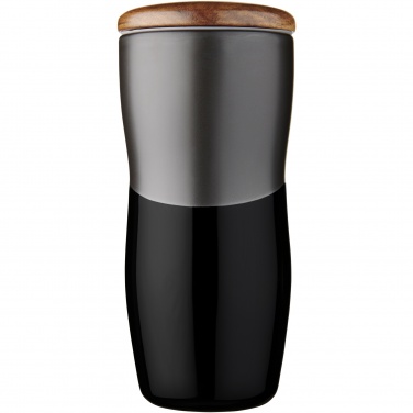 Logo trade promotional gifts picture of: Double-walled ceramic tumbler Reno 370 ml