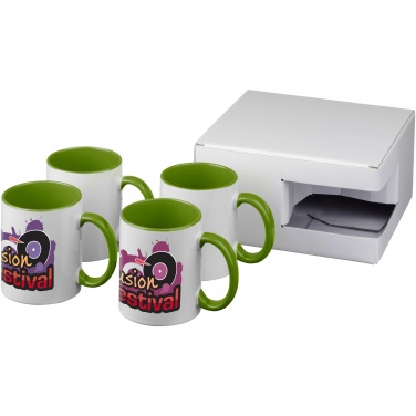 Logotrade promotional merchandise image of: Ceramic sublimation mug 4-pieces gift set