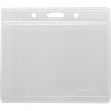 Logo trade promotional giveaway photo of: Serge transparent badge holder