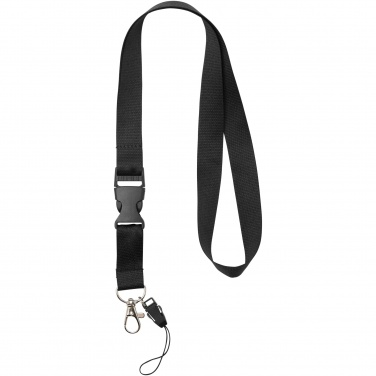 Logotrade promotional giveaways photo of: Sagan phone holder lanyard with detachable buckle