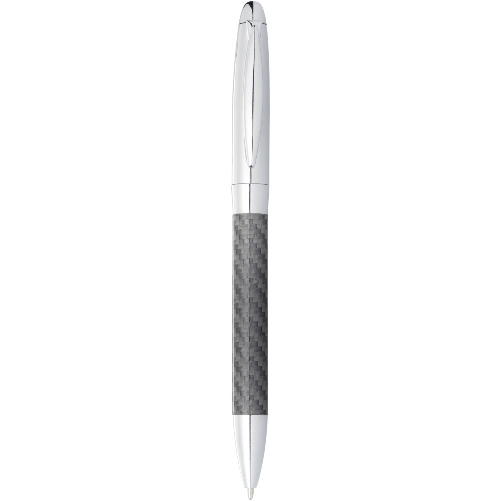 Logotrade corporate gift image of: Winona ballpoint pen with carbon fibre details