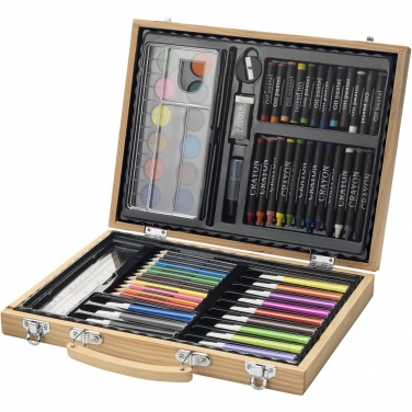Logo trade advertising products image of: Rainbow 67-piece colouring set