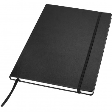 Logo trade advertising products image of: Executive A4 hard cover notebook