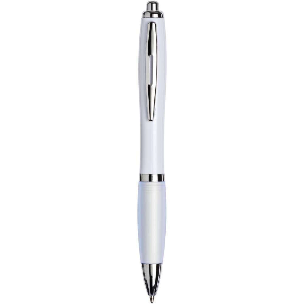 Logotrade promotional item picture of: Nash ballpoint pen with coloured barrel and grip