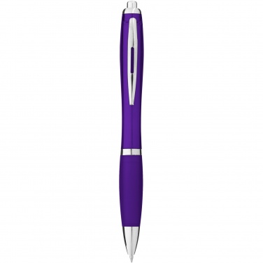 Logotrade business gift image of: Nash ballpoint pen with coloured barrel and grip