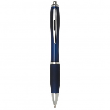 Logotrade advertising product image of: Nash ballpoint pen with coloured barrel and grip