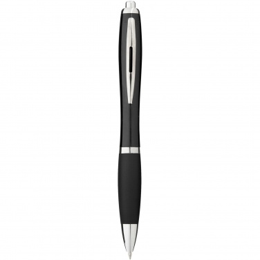 Logo trade advertising product photo of: Nash ballpoint pen with coloured barrel and grip