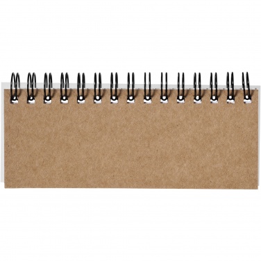 Logo trade promotional gifts image of: Spinner spiral notebook with coloured sticky notes