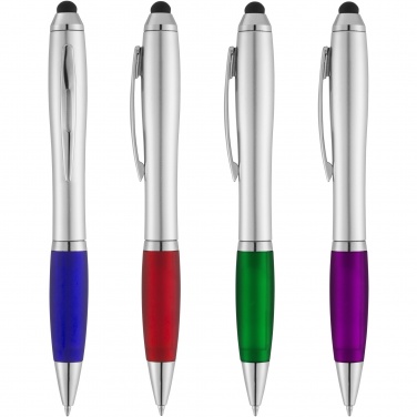 Logotrade promotional giveaways photo of: Nash stylus ballpoint with coloured grip