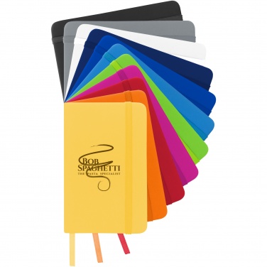 Logo trade promotional merchandise photo of: Spectrum A6 hard cover notebook