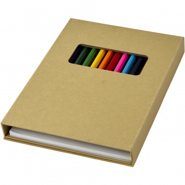 Logotrade business gifts photo of: Pablo colouring set with drawing paper