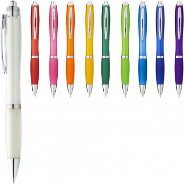 Logotrade promotional items photo of: Nash ballpoint pen coloured barrel and grip