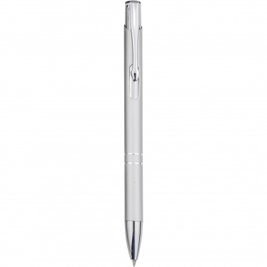 Logotrade promotional items photo of: Moneta aluminium click ballpoint pen (blue ink)