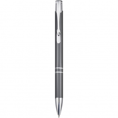 Logotrade business gift image of: Moneta aluminium click ballpoint pen (blue ink)