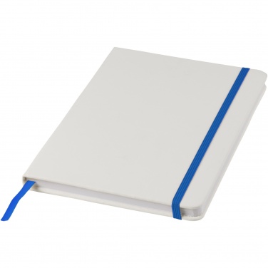 Logotrade promotional gifts photo of: Spectrum A5 white notebook with coloured strap