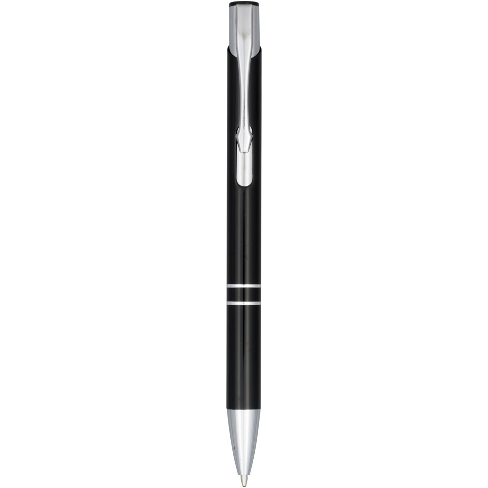 Logotrade promotional gift picture of: Moneta anodized aluminium click ballpoint pen