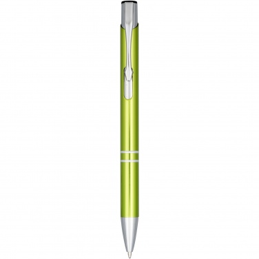 Logotrade promotional merchandise picture of: Moneta anodized aluminium click ballpoint pen
