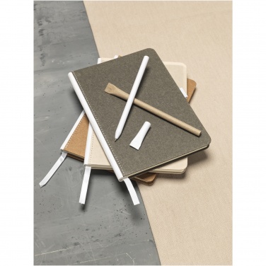 Logo trade promotional items picture of: Asilah recycled paper ballpoint pen