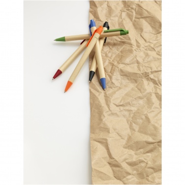 Logotrade promotional merchandise picture of: Berk recycled carton and corn plastic ballpoint pen
