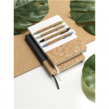 Logo trade corporate gifts image of: Midar cork and wheat straw ballpoint pen