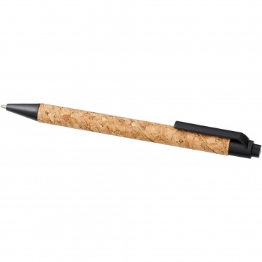 Logotrade promotional giveaway image of: Midar cork and wheat straw ballpoint pen