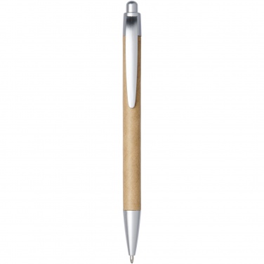 Logo trade promotional giveaway photo of: Tiflet recycled paper ballpoint pen