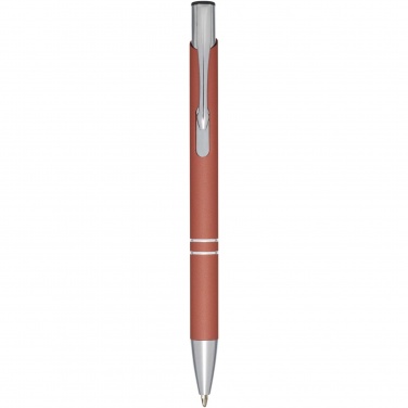 Logo trade promotional giveaways picture of: Moneta soft touch ballpoint pen