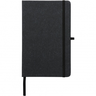 Logo trade advertising products picture of: Atlana leather pieces notebook