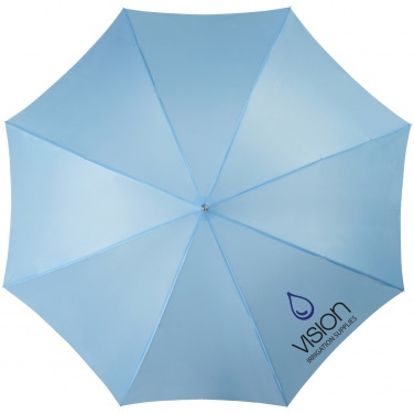 Logo trade corporate gifts picture of: Lisa 23" auto open umbrella with wooden handle