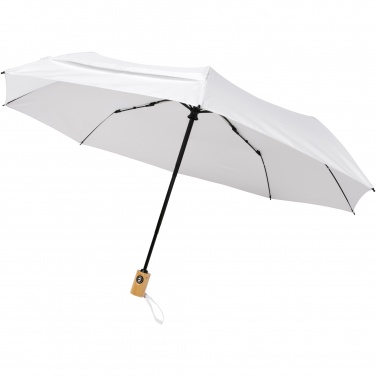 Logo trade advertising products picture of: Bo 21" foldable auto open/close recycled PET umbrella