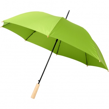Logo trade corporate gifts image of: Alina 23" auto open recycled PET umbrella