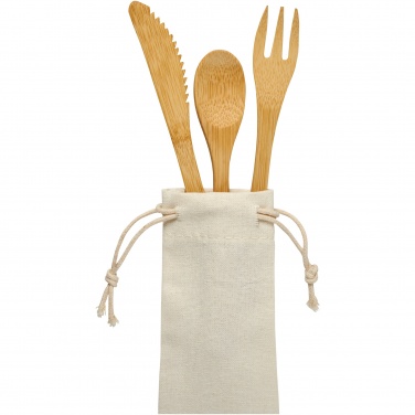 Logotrade corporate gifts photo of: Celuk bamboo cutlery set