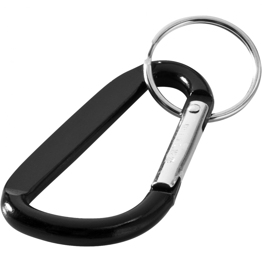 Logo trade corporate gifts picture of: Timor carabiner keychain