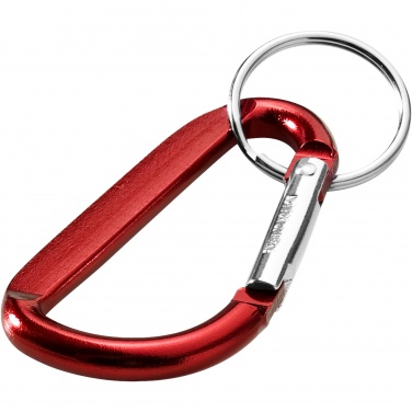 Logo trade promotional item photo of: Timor carabiner keychain