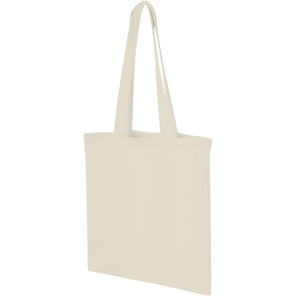 Logo trade promotional gifts picture of: Carolina 100 g/m² cotton tote bag 7L