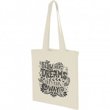 Logo trade promotional products picture of: Carolina 100 g/m² cotton tote bag 7L