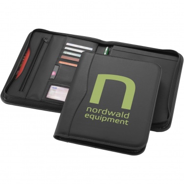 Logo trade promotional products picture of: Ebony A4 zippered portfolio