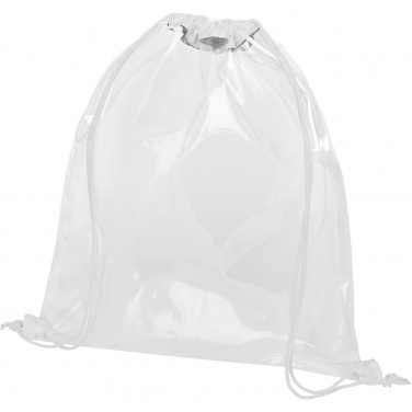Logotrade promotional giveaway picture of: Lancaster transparent drawstring bag 5L